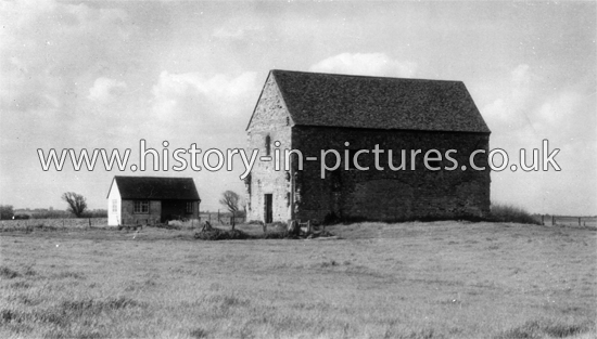 Chapel of St Peter and Murium, Built by St. Cedd, 654 Ad, Bradwell-Juxta-Mare, Essex. c.1950's